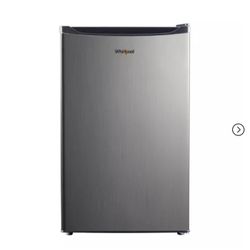 Whirlpool 4.3 cu ft Mini Refrigerator Stainless Steel

