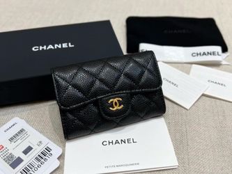 Chanel Caviar Quilted Flap Wallet