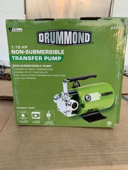Drummond transfer pump