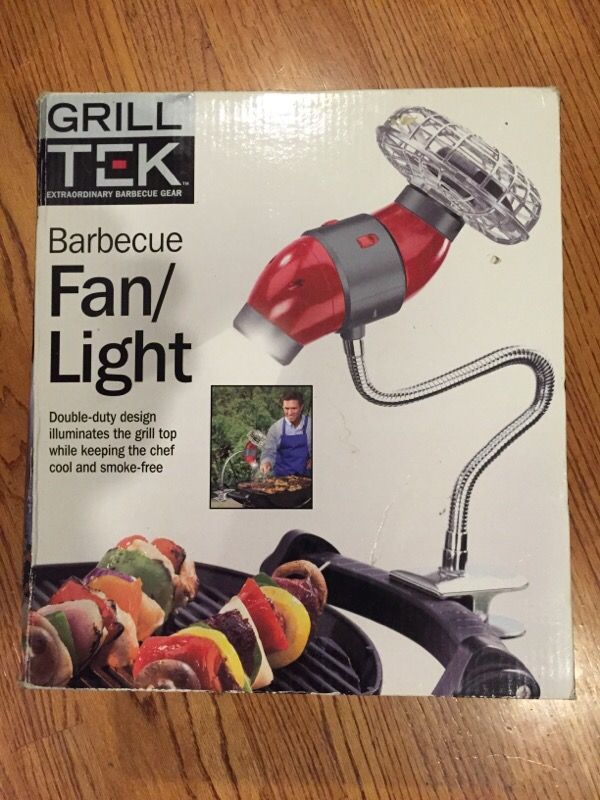 Grill tek barbecue fan light