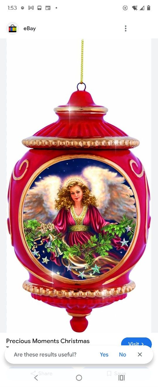 Precious Moments Christmas Ornament Brand New. Fontana Pickup.