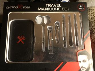 8 Piece Travel Manicure Set New