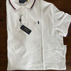 Polo Ralph Lauren White Short Sleeve Shirt. Classic Fit