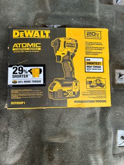 ATOMIC 20V MAX Lithium-lon Cordless 1/4 in. Brushless Impact Driver Kit, 5 Ah Battery, Charger, and Bag