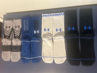 4 pairs of Under Armour Socks for Boys/ Men