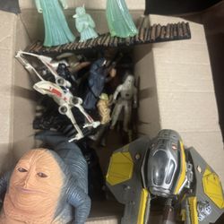 Stat Wars Batman Marvel Huge Box Over 300 Figures 