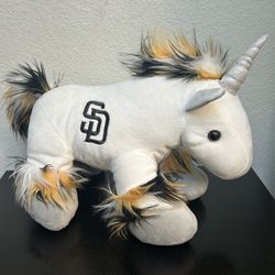 San Diego Padres Stuffed Unicorn 