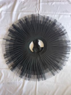 Adult Black Practice Platter Tutu size S