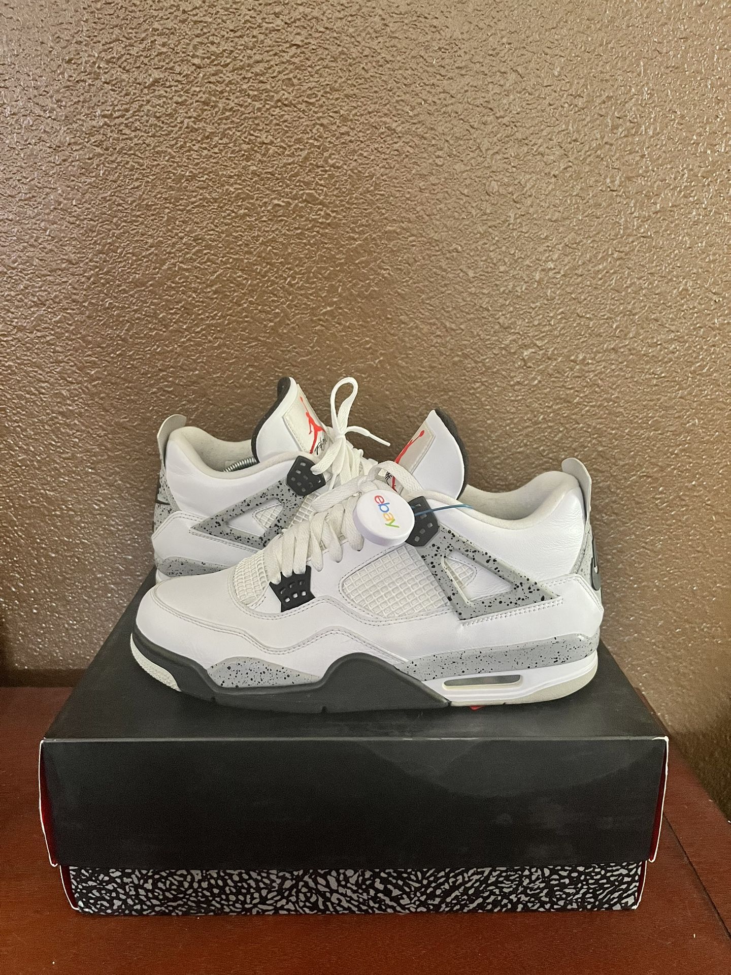 2016 Jordan Retro 4 “White Cement” Size 11.5 *eBay Authenticated*