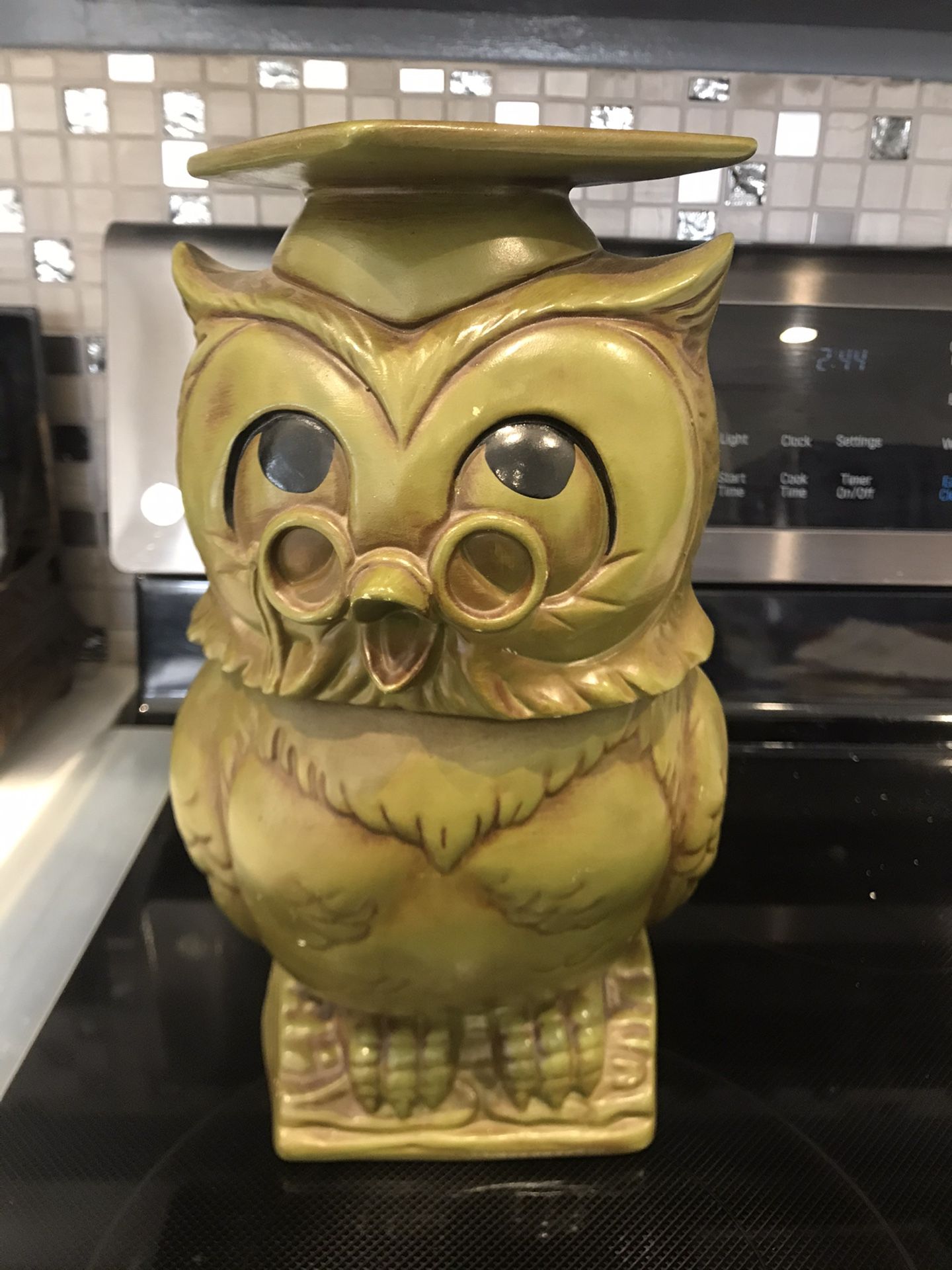 Vintage Owl Cookie Jar