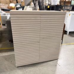 Buffet Cabinet with Storage Accent Sideboard Modern Credenza with Doors & Shelves  $130 