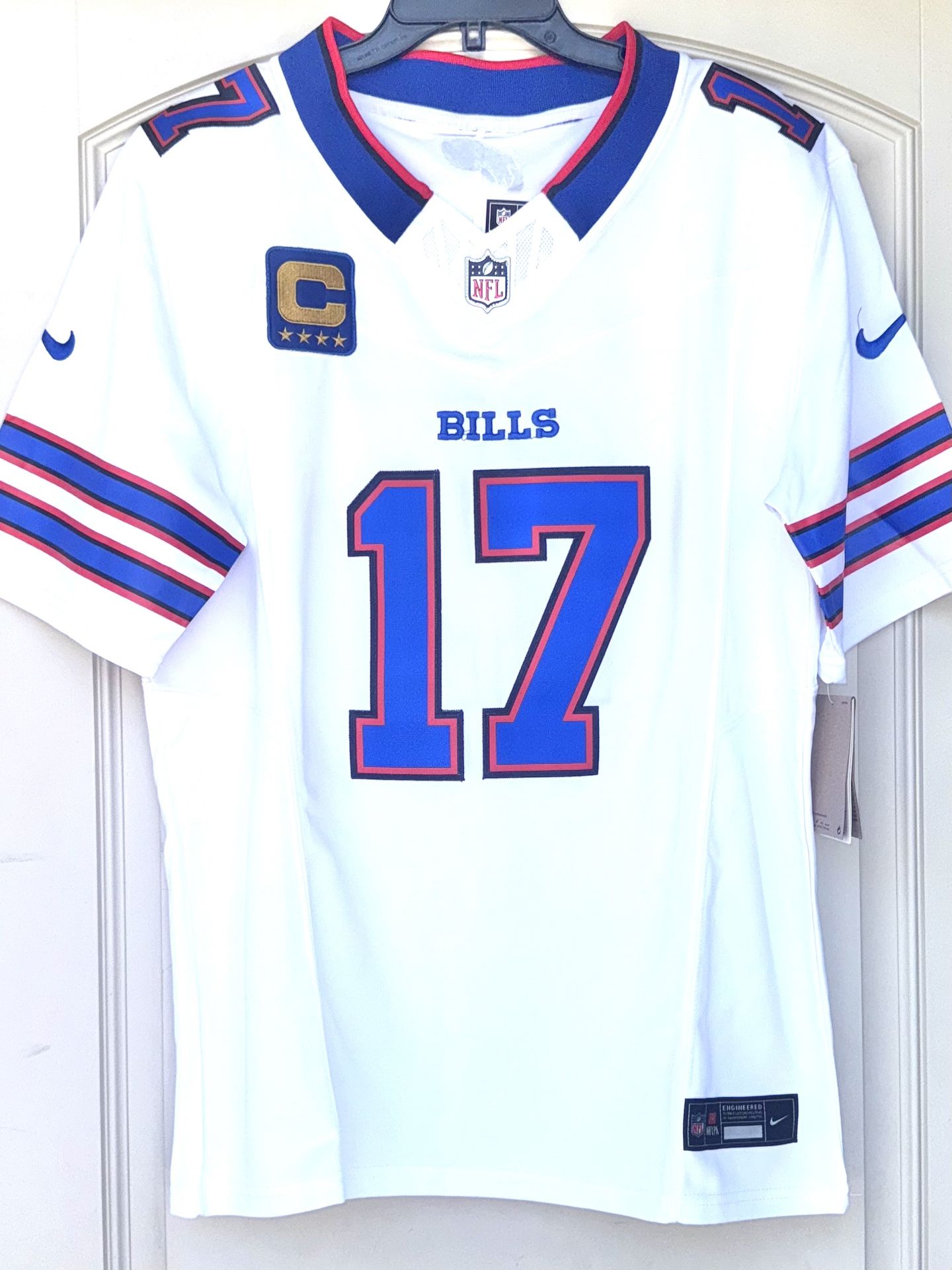 MED / LARGE - BILLS #17 JOSH ALLEN JERSEY