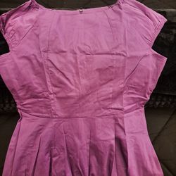New Ladies Purple Dress Large