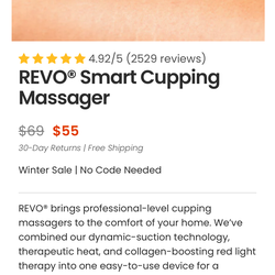 REVO - smart cupping massager