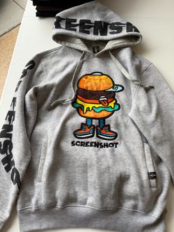 Screenshot Burger Character Graphic Hoodie