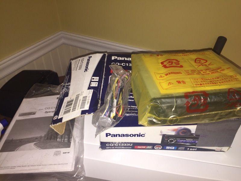 Brand new Panasonic CQ-C3100U CD Player In Dash Receiver ...Pick up in Ashland ma only