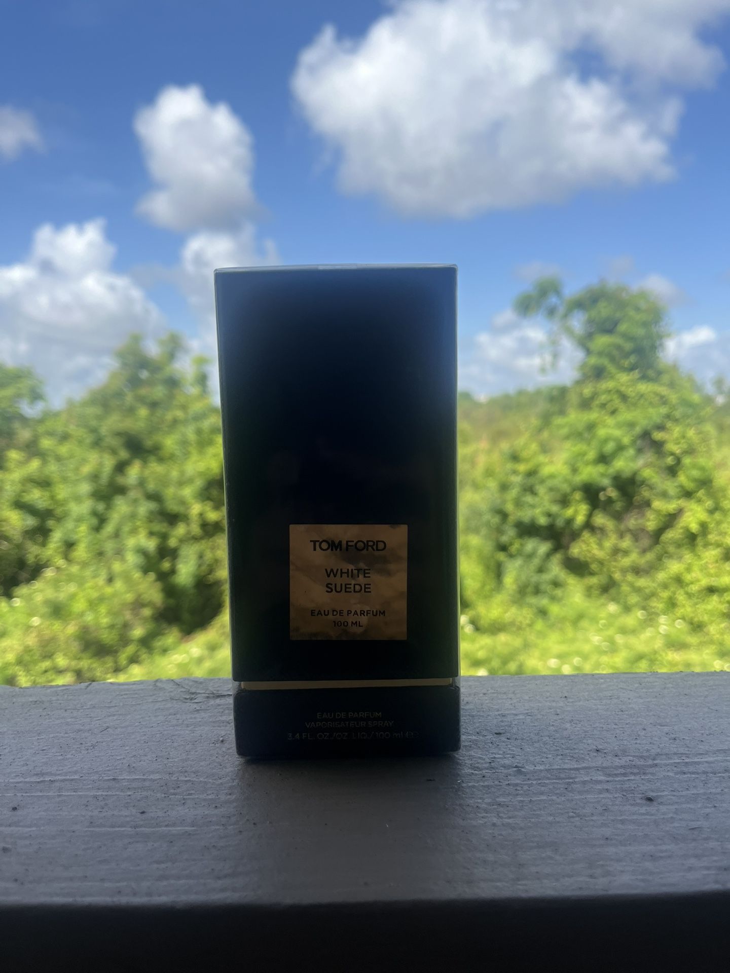 Tom Ford White Suede