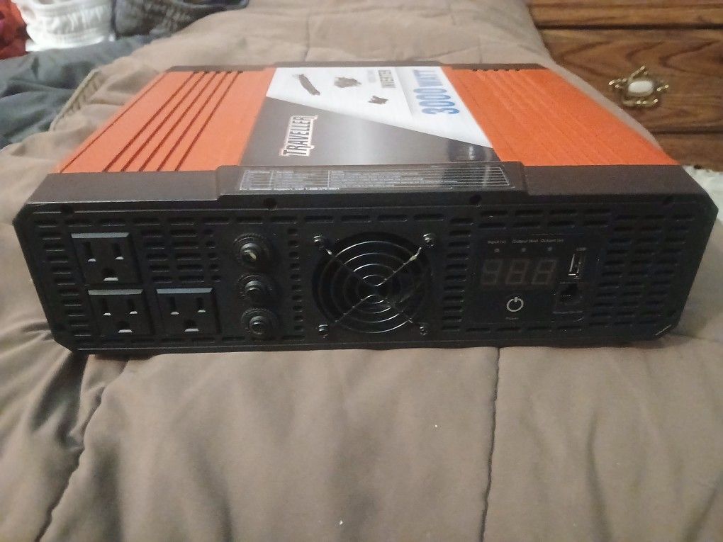 Shop all Traveller
Traveller 3,000W Shared Outlet Power Inverter