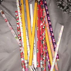 a bunch of not used pencils