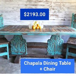 Chapala Dining Table+ Chairs 