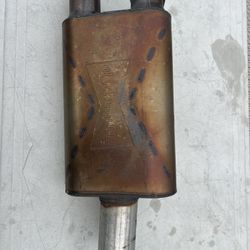 BLACK WIDOW RACE VENOM MUFFLER CHEVY OBS