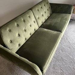 Novogratz Tallulah Memory Foam Futon, Olive Green
