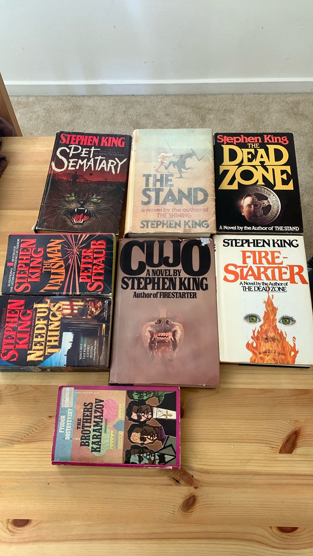 Stephen King Book Bundle Vintage Hardcover B.C.E