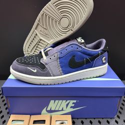 Size  9, 9.5 & 10 - Zion Williamson x Air Jordan 1 Retro OG Low Voodoo Alternate Purple