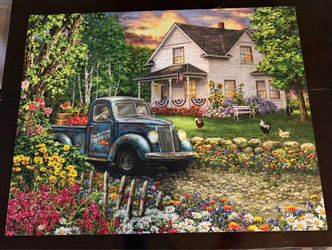Springbok “Simpler Times” 2000 piece puzzle (All pieces accounted for)