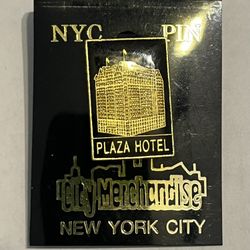 Brand new Vintage Plaza Hotel - New York City Tourist Souvenir Collector Pin