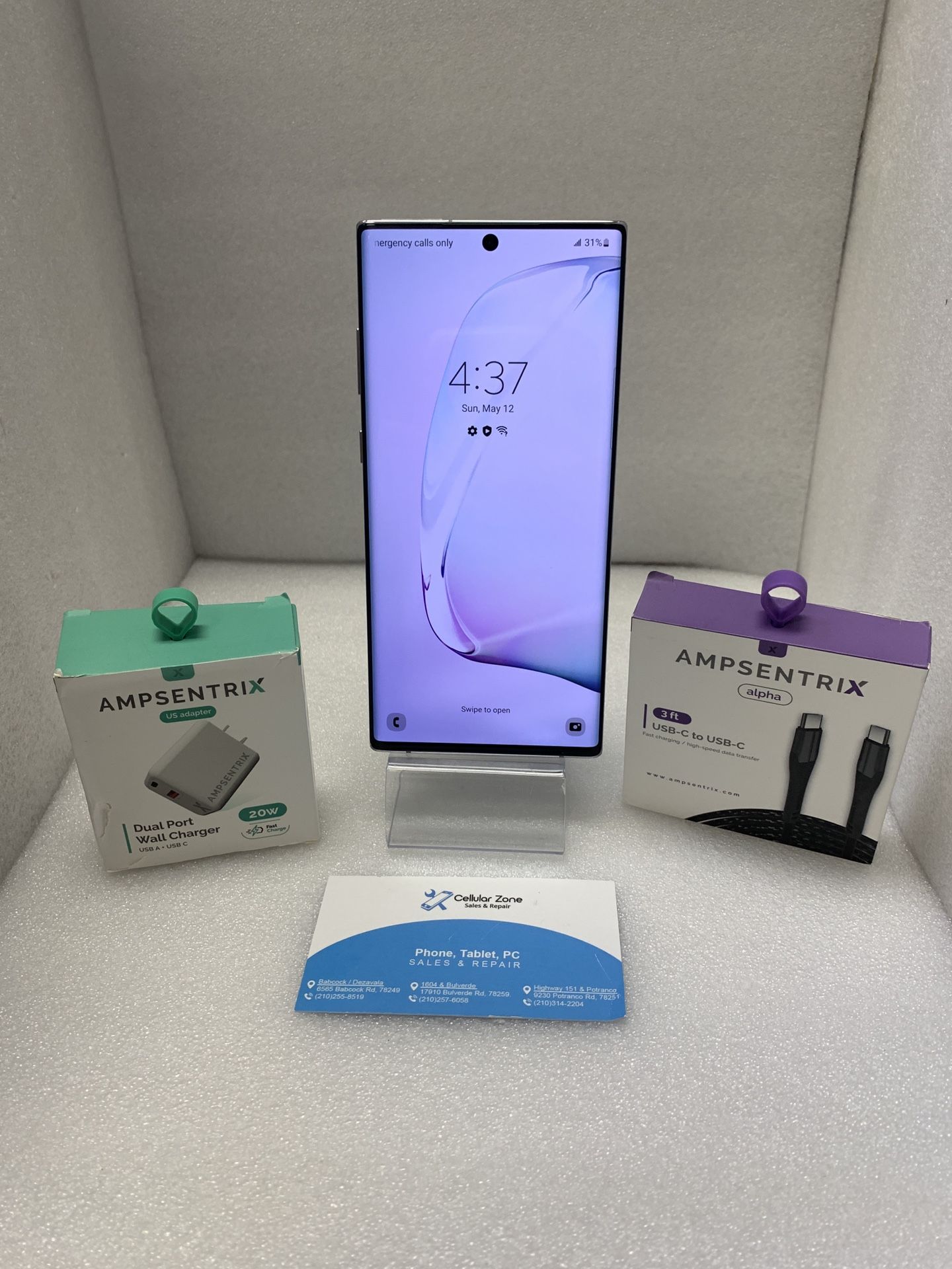 Samsung Galaxy Note 10 Plus- 256GB- White- Babcock 