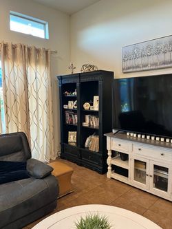 Carved Wood Hutch