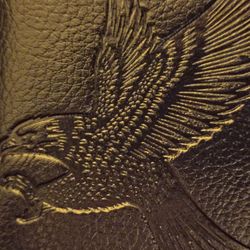 Man's Wallet W/Eagle Imprint NEW