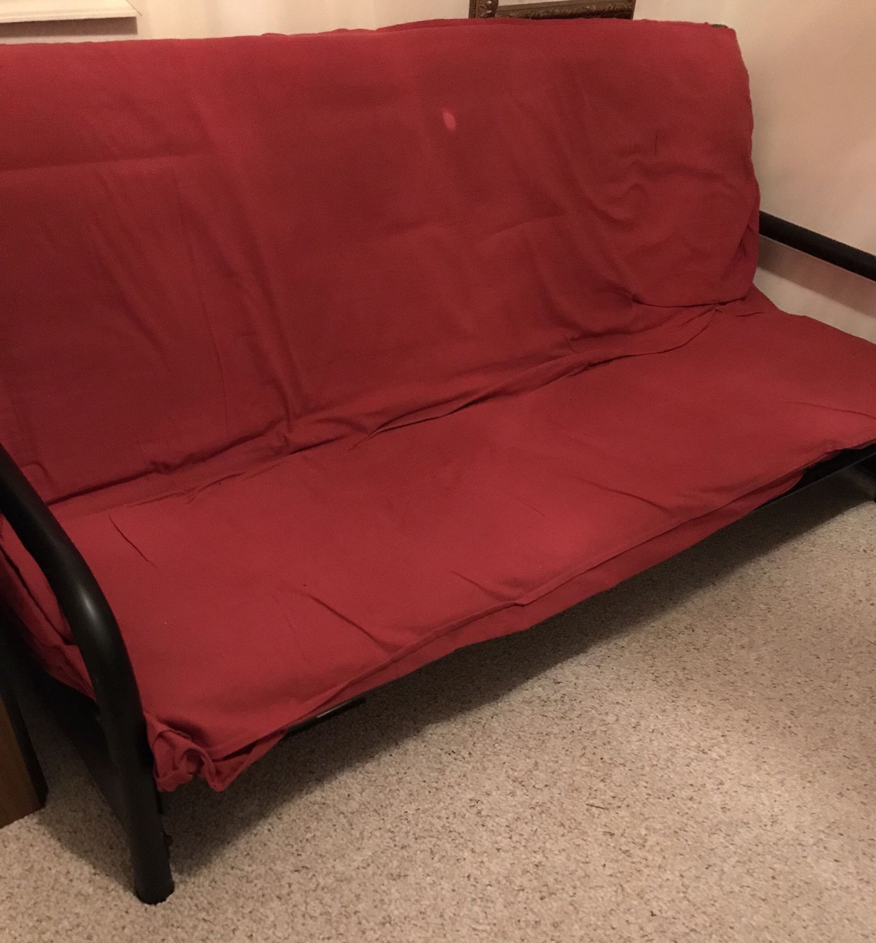 Futon bed with mattress