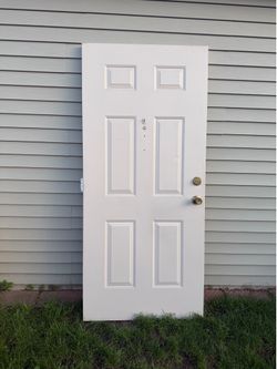 36" X 80" Steel Entry Door