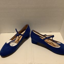 Royal Blue Mary Jane Shoes