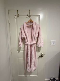 Pink Plush Bathrobe