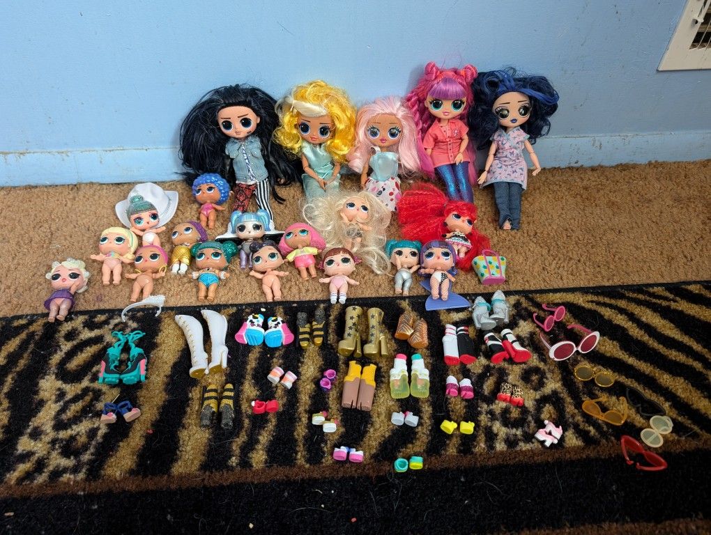 LOL Dolls And Shoes $60 OBO