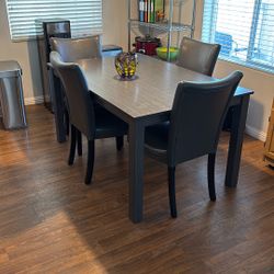 Kitchen Table With Five Chairs