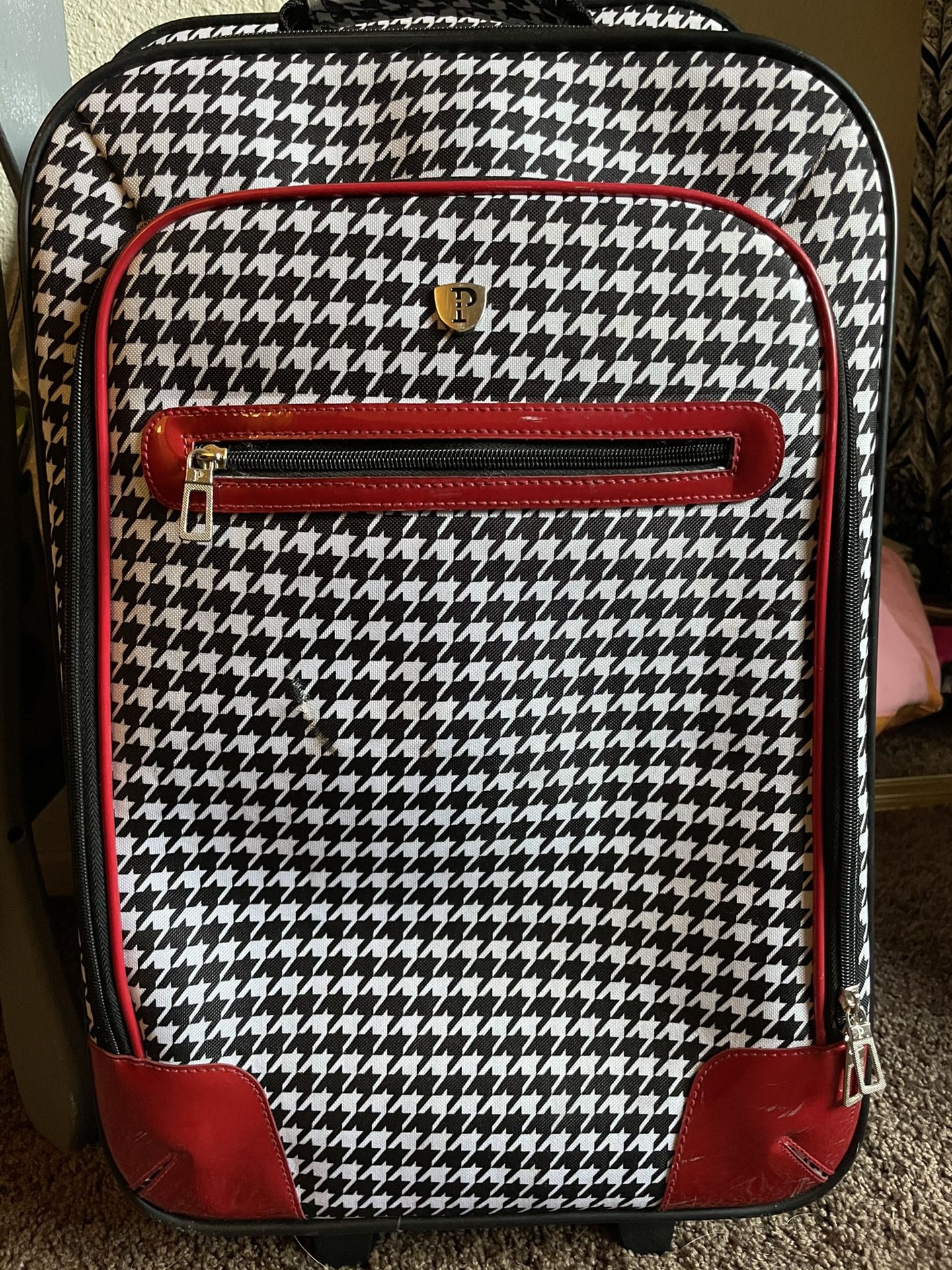 Houndstooth Luggage 3 Piece Set for Sale in Citrus Heights, CA OfferUp