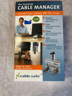 Desk Management Cable-Safe Complete