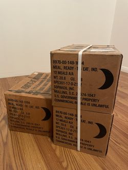 New MRE Meal Ready to Eat Military Rations With Flameless Heaters