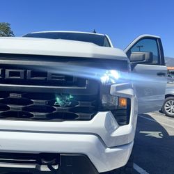 6000k Glacier White LED Headlight And 3000k Jdm Yellow LEDs Fog Lights 
