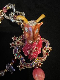 Capricorn head Purse Charm
