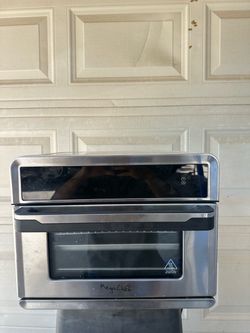Air fryer Toaster Oven 10 in 1 mega chef only used 2x switched to a smaller one stainless steel