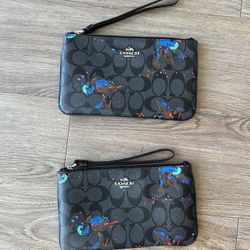 Coach wristlet x2