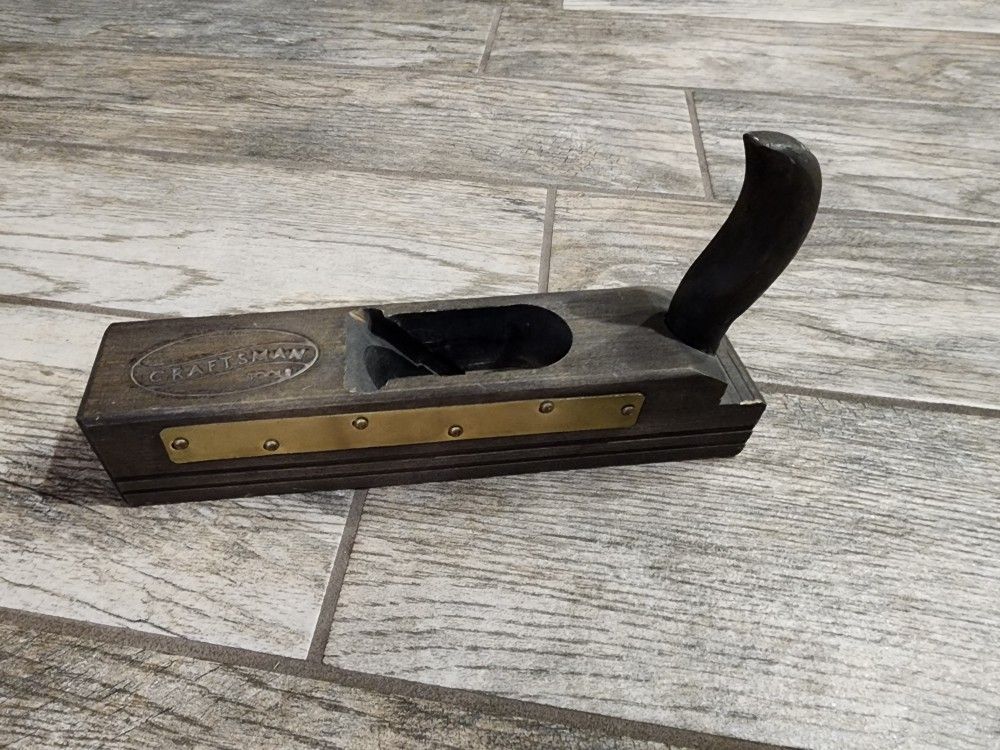 Craftsman tools carved wood hand planer