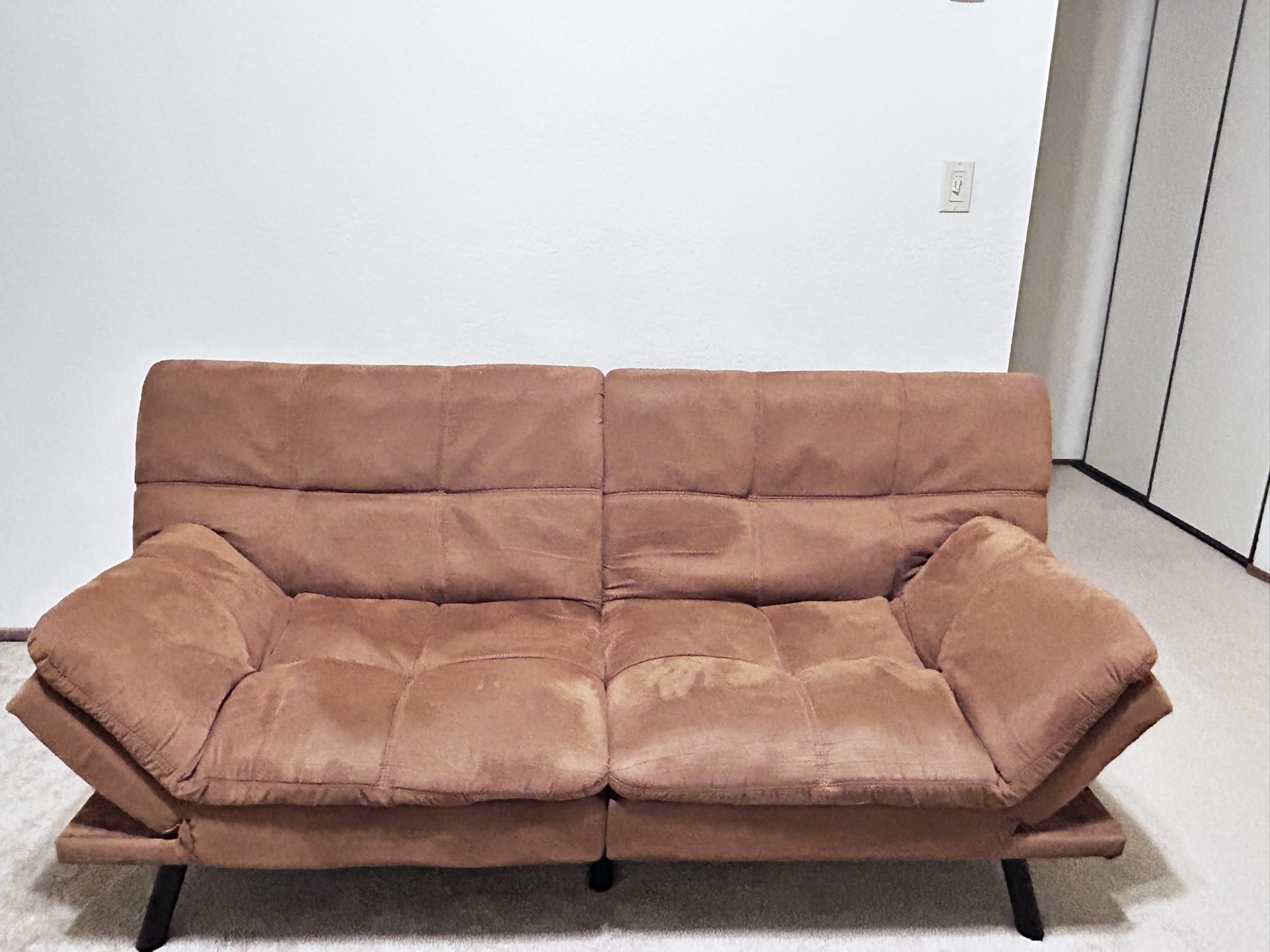 Convertible Memory Foam Futon Sofa Bed