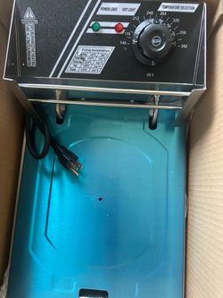 2500W 6L Single Tanks Electric Deep Fryer Professional Tabletop Restaurant Kitchen Frying Machine with 1 Basket