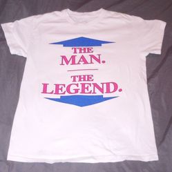 The Man The Legend Danny Duncan White T-shirt Sz Med 